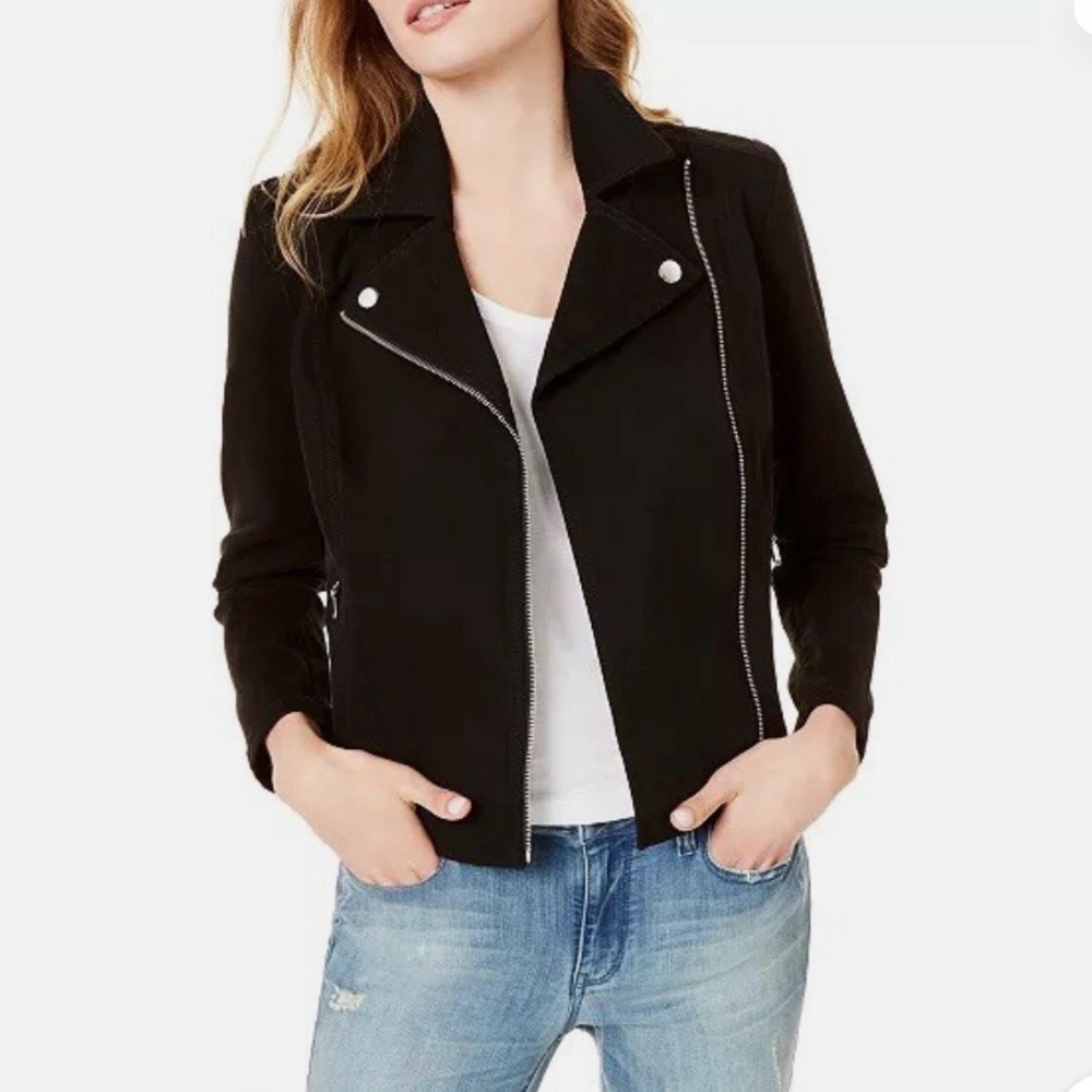 Maison Jules Black soft Jacket with Silver Details